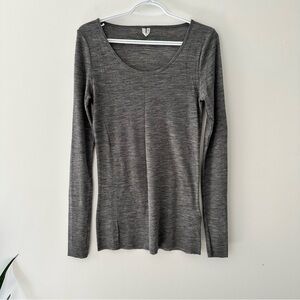 ARKET 100% wool long sleeve top